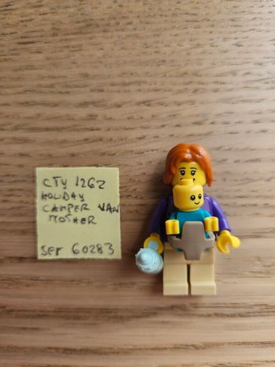 lego cty1262 holiday camper van mother, set 60283