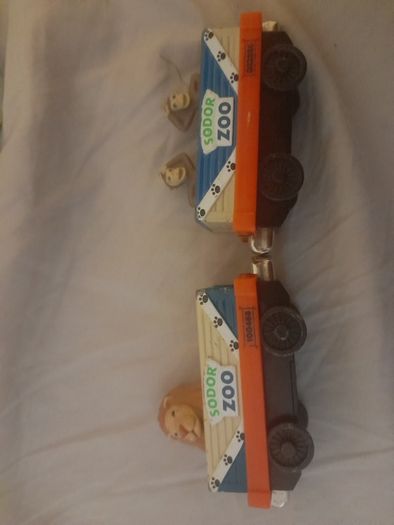 Thomas the tank monkey car and lion car
