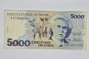 Brazil 5000 Cruzeiros Banknote
