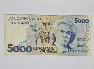 Brazil 5000 Cruzeiros Banknote