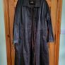 Vtg Y2K Soft Dark Brown Leather Long Coat by Higgs Leather & Sheepskins Image 2