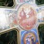 Cross. Crucifix Jesus Christ Decoupage Crucifix Wooden Scenes of His Life wall 15,4" x 11" Image 2