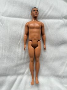 Barbie FNJ38 Ken Fashionistas Distressed Denim Doll Used Please look at the pictures