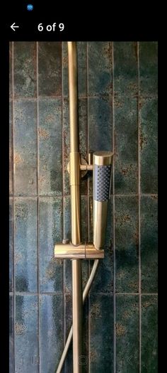 Brushed Brass Luxury Exposed Shower