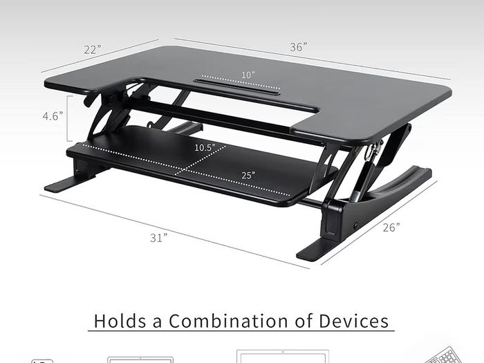 Desk Riser - sit stand adapter