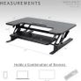 Desk Riser - sit stand adapter Image 8