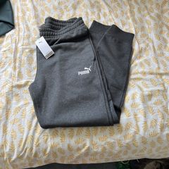 Men's Puma Joggers Grey Large