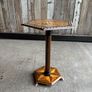 Hexagonal Damascene Fruitwood Tea Table with Mosaic Detailing, 1890s Image 2