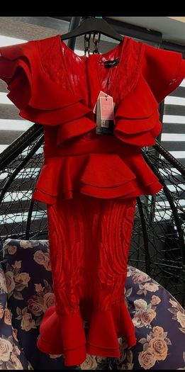 Red Pretty little thing dress