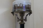 Wonderful  Antique Victorian Oil Lamp height 26"