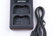 Batmax LED Display Smart USB Dual Charger for Nikon EN-EL15  EN-EL15A Batteries