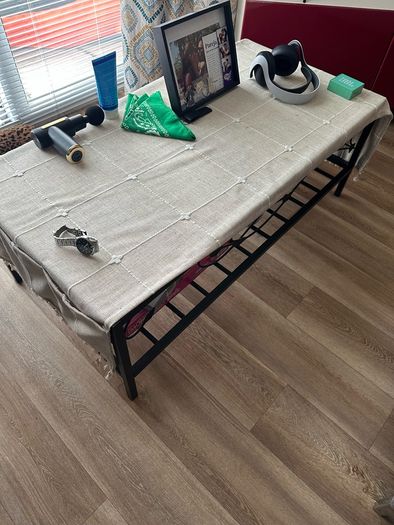 glass coffee table