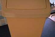 Yellow kitchen bin