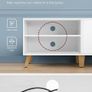 New Snow White TV Stand Cabinet Display (160cm)  FREE P&P Image 4