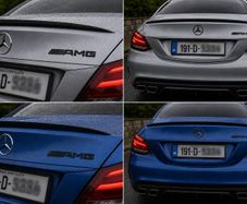 Mercedes AMG emblem (Gloss black) FREE POST