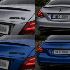 Mercedes AMG emblem (Gloss black) FREE POST