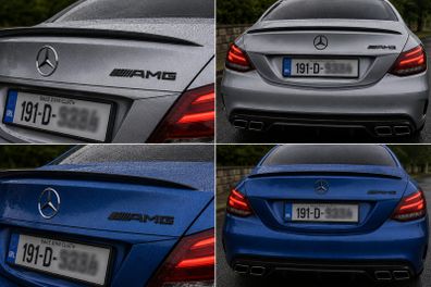 Mercedes AMG emblem (Gloss black) FREE POST