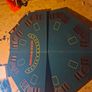Casino Layout Texas Hold Em Tournament Folding Poker Table Top x2 & Accessories Image 8