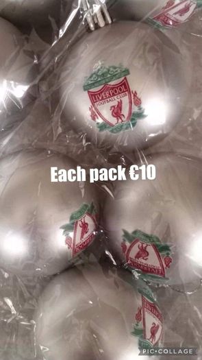 Christmas theme football baubles