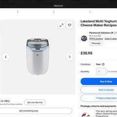 Lakeland yoghurt maker