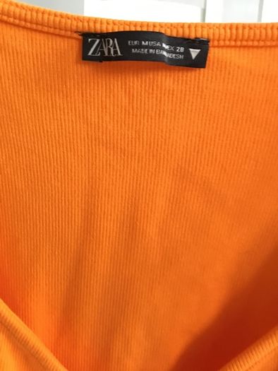 Ladies Zara Orange top. Size M/ 12