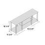 Black TV Stand for TVs up to 50 inch (FREE POSTAGE) Image 6