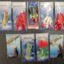 No#3 - NEW - Set of 9 packs Strong Sea Rigs Feathers on Big Hooks 5/0, 6/0 and 7/0 - Bait Trace Paternoster Lures Cod Pollock Ling Conger Bass Mackerel Image 2