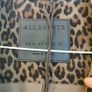 NEW - ALLSAINTS lamb leather leopard print coat UK 8 Image 7