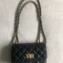 Genuine leather navy bag Image 6