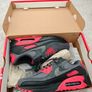 Nike Air Max 90 Smoke Grey Fire Red Shoes - NEW Image 5