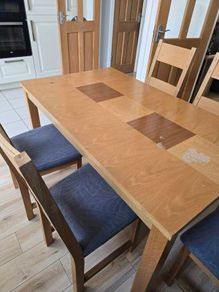Table & Chairs x 6