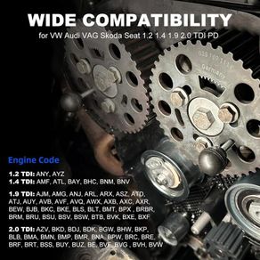 6 Pcs Diesel Engine Timing Tool Kit Locking Tool Set suitable for VW, for Skoda 1.2 1.4 1.9 2.0 TDI PD