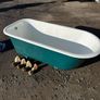 Roll-top, cast iron bath Image 2