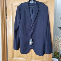 Mens Navy Suit Jacket 44L BNWT