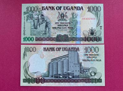 Uganda  1000  Shillings  2009  Pick  43d   ( Uncirculated )