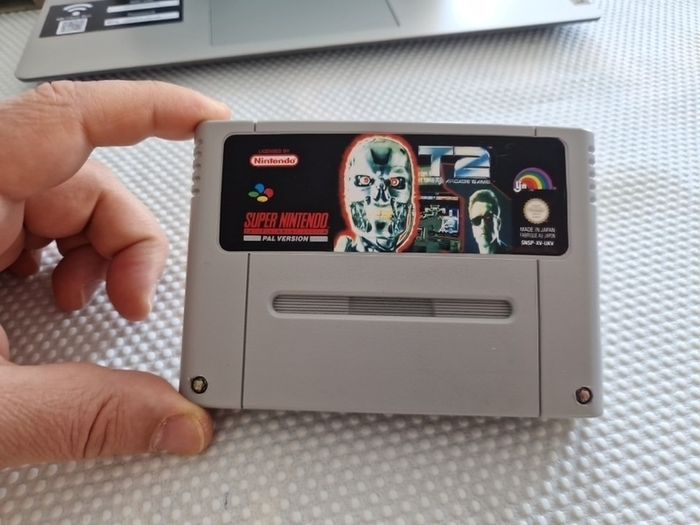 T2 Terminator 2 Arcade Game Snes Super Nintendo Arcade Retro Games Original