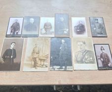 11 x German/Polish 19th/20th Century Military Photos/Postcards