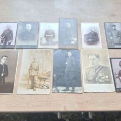 11 x German/Polish 19th/20th Century Military Photos/Postcards