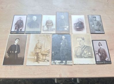 11 x German/Polish 19th/20th Century Military Photos/Postcards