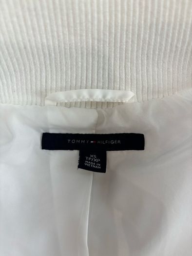 Tommy Hilfiger White Bomber Jacket