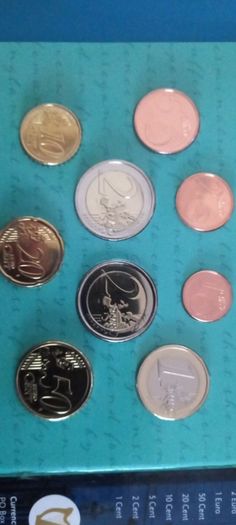 2019 Ireland Official Euro Coin Set BU. 9 Coins.