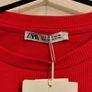 ZARA Red Ribbed Bodysuit Size S / EUR 36 Image 10