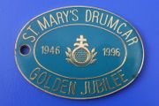 ST. MARY'S DRUMCAR (intellectual disability care home) - Golden Jubilee 1946-1996 commemorative enamel plaque