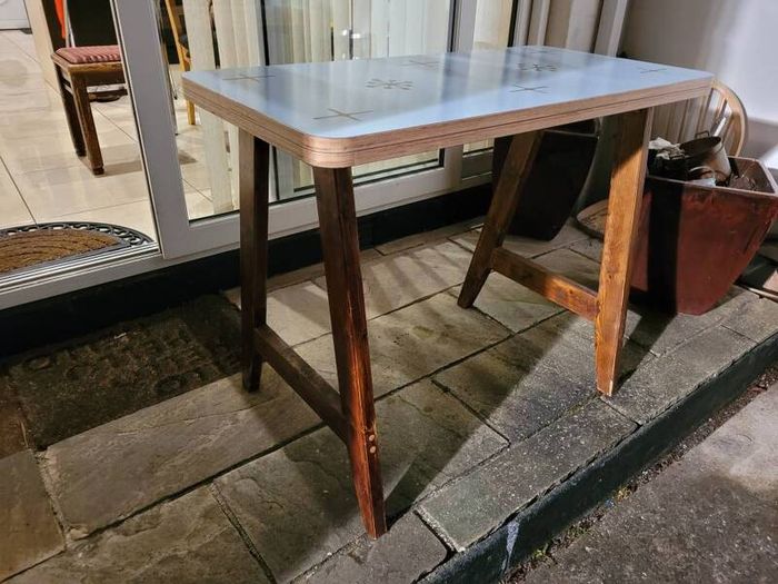 retro folding table