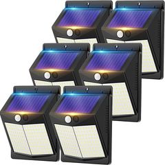 NEW SALE | Security Lights Outdoor Motion Sensor - 144 LED Solar Powered Security Light Outside Garden Fence Lights Waterproof Outdoor Wall Lighting 3 Modes Solar Pir Lights for Front Door Yard Garage