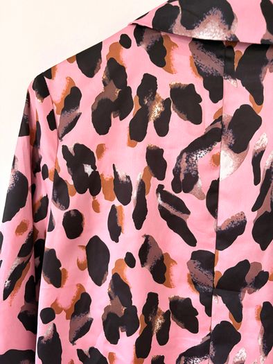 I Saw It First Pink Leopard Print Shirt 10