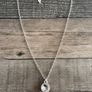 Silver Plated Crystal Necklace Image 5