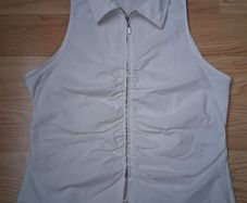 ladies zip up bershka top euro m