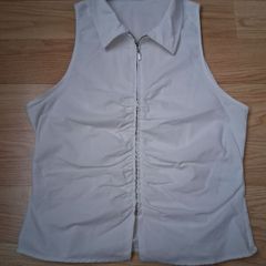ladies zip up bershka top euro m