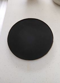 black glass tray